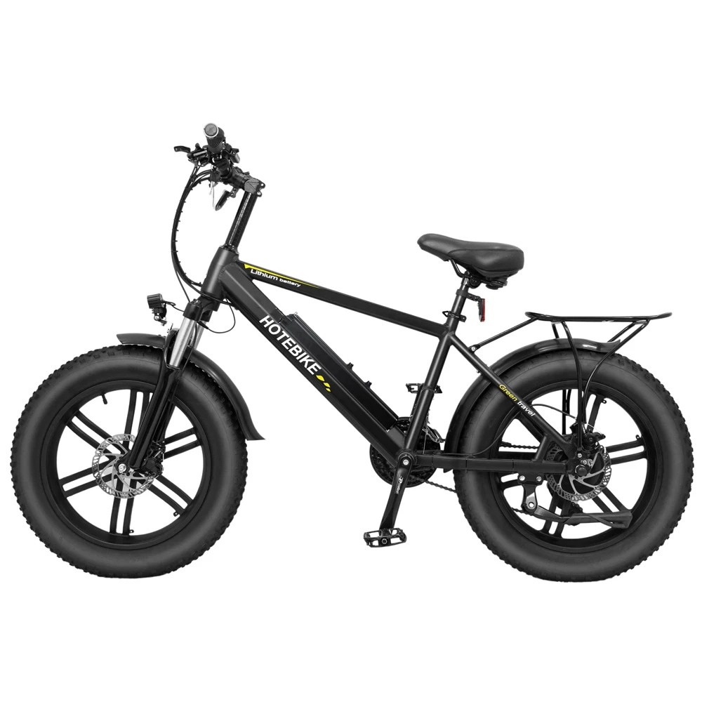 hunting fat tire electric bike A6AH20F electric mountain bike 500W 750W 1000W motor 20inch fat electric bike