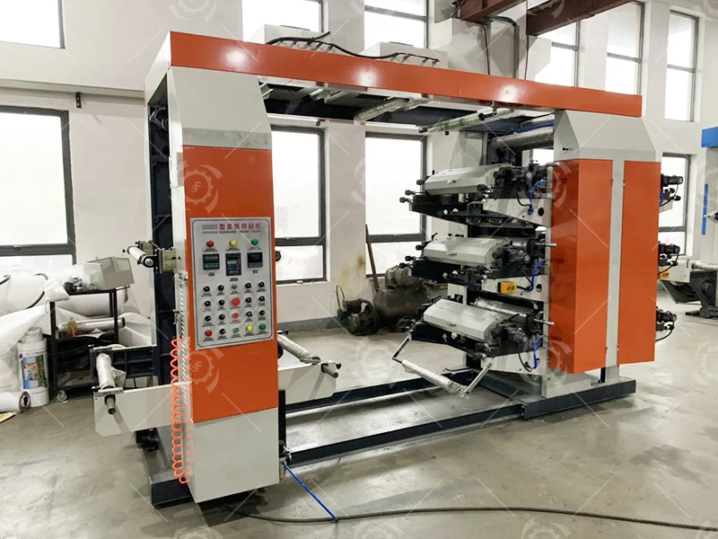 6 Color Flexographic Bopp Roll Printing Machine