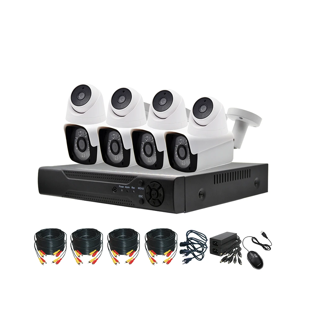GSA factory price cctv surveillance systems security camera outdoor and indoor 2mp cctv camera 5mp-n 8 port dvr
