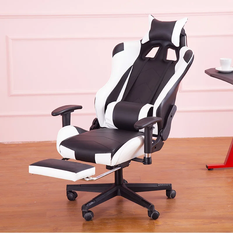 Недорогой игровой стул с регулируемым подлокотником и индивидуальным логотипом для домашнего игрового вращающегося стула