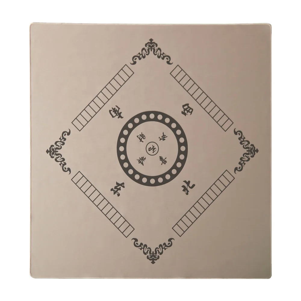 80*80*0.3 cm Mahjong Table Cloth Family Party Game Mahjong Table Mat 4 Colors Optional Household Poker Carpet