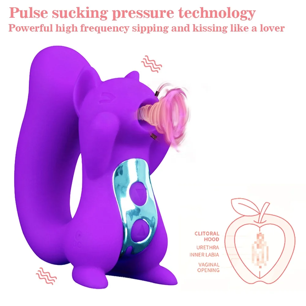 10 Frequency Vibration Tongue Vibrator Nipple Sucking Clitoris Licking Stimulator