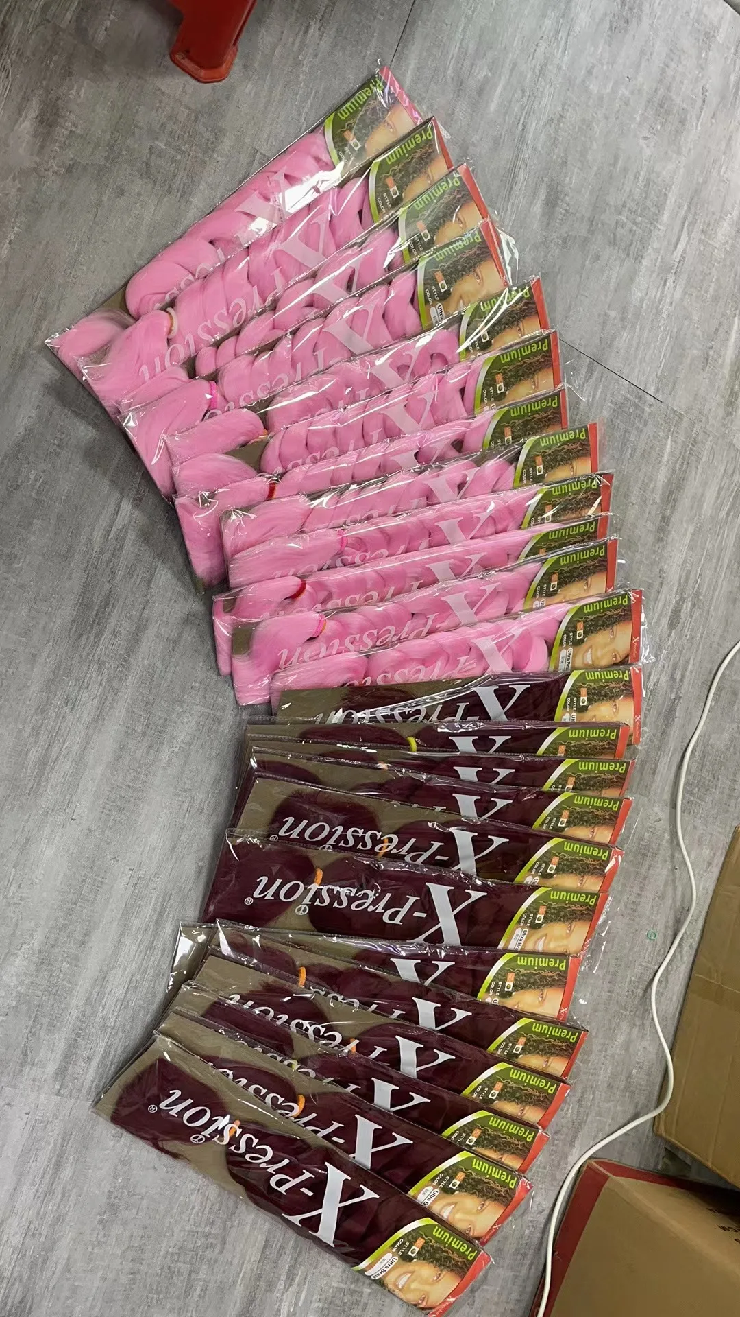 Hot Sale Braiding Hair Wholesale 24 Inch 100g Jumbo Yaki Straight Synthetic Fiber Expression Braids for African woman