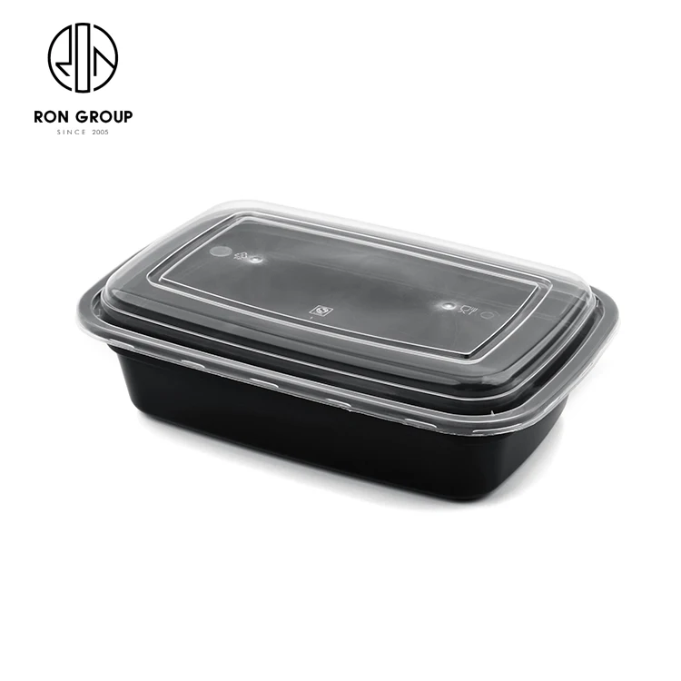 Disposable  PP Lunch-box Dinner Pail Mess Tin Food Packaging Containers Takeaway Plastic Food Container