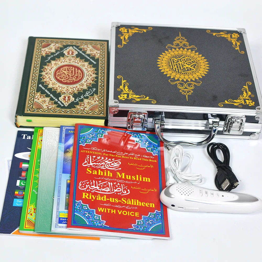 Digital holy quran read pen the low price latest 2020 word by word voice multi country translation read quran read pen with MP3