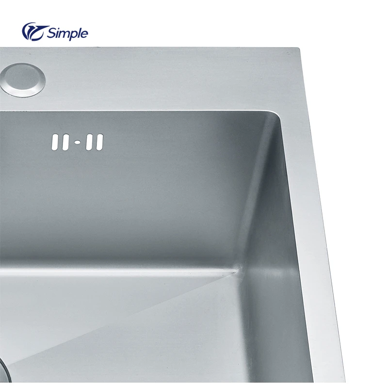 Wholesale Good Quality 201/304 Stainless Steel Nano Black Single Bowl Kitchen Sink