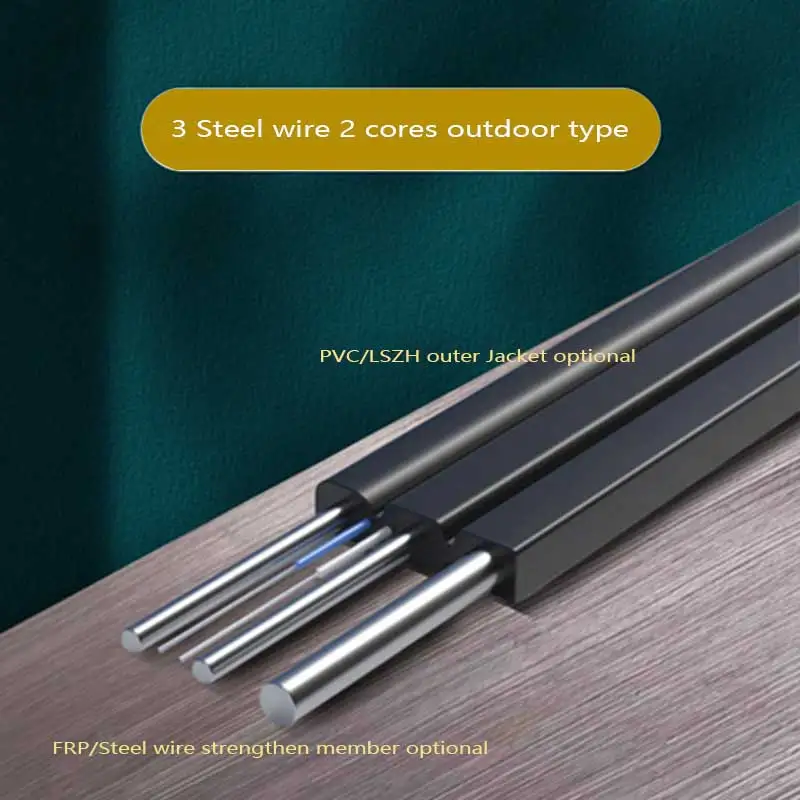 Наружный кабель оптический прямой сердечник 1 2-ядерный волоконно-оптический 4 hilo одноядерный 1f