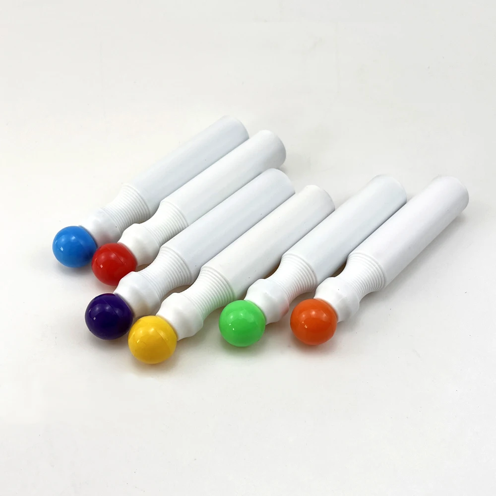 Cheap price oem non toxic multi color Sponge Nib markers water based bingo pen Washable Ink Dot Marker set for kids
