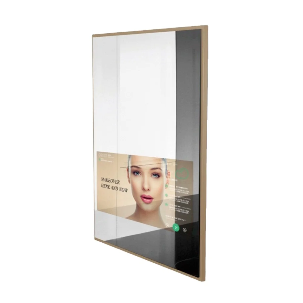chestnuter 43 inch touch screen kiosk magic mirror lcd display advertising totem for online shopping mall