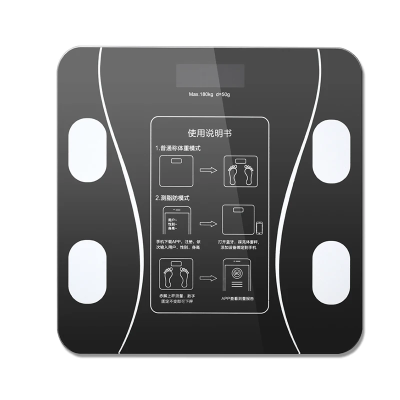 
Factory supply printing craft scale Body electronic bathroom scale 