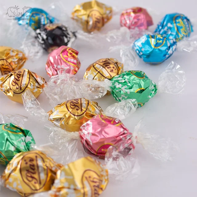 Valentine Coklat Sweet Candies Wholesale Ball Shape Milk Chocolate With Cream