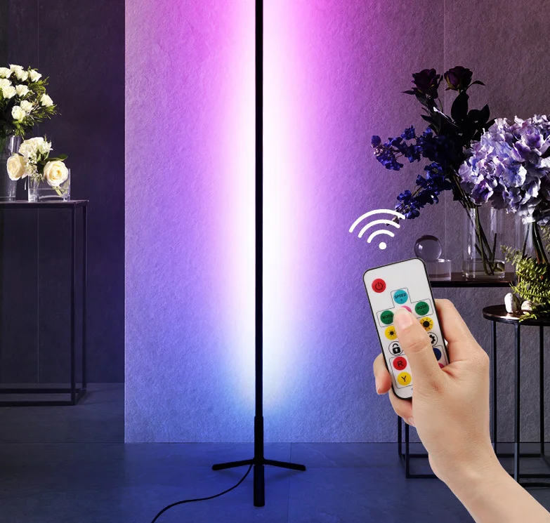  Dropshipping floor lamps corner lamp RGB fulcolor standing for bedroom