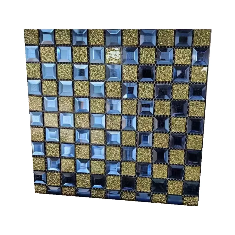 Swimming Pool Use 300*300mm Decorative Mosaic Glass Tiles with Good Quality for Architectural Features