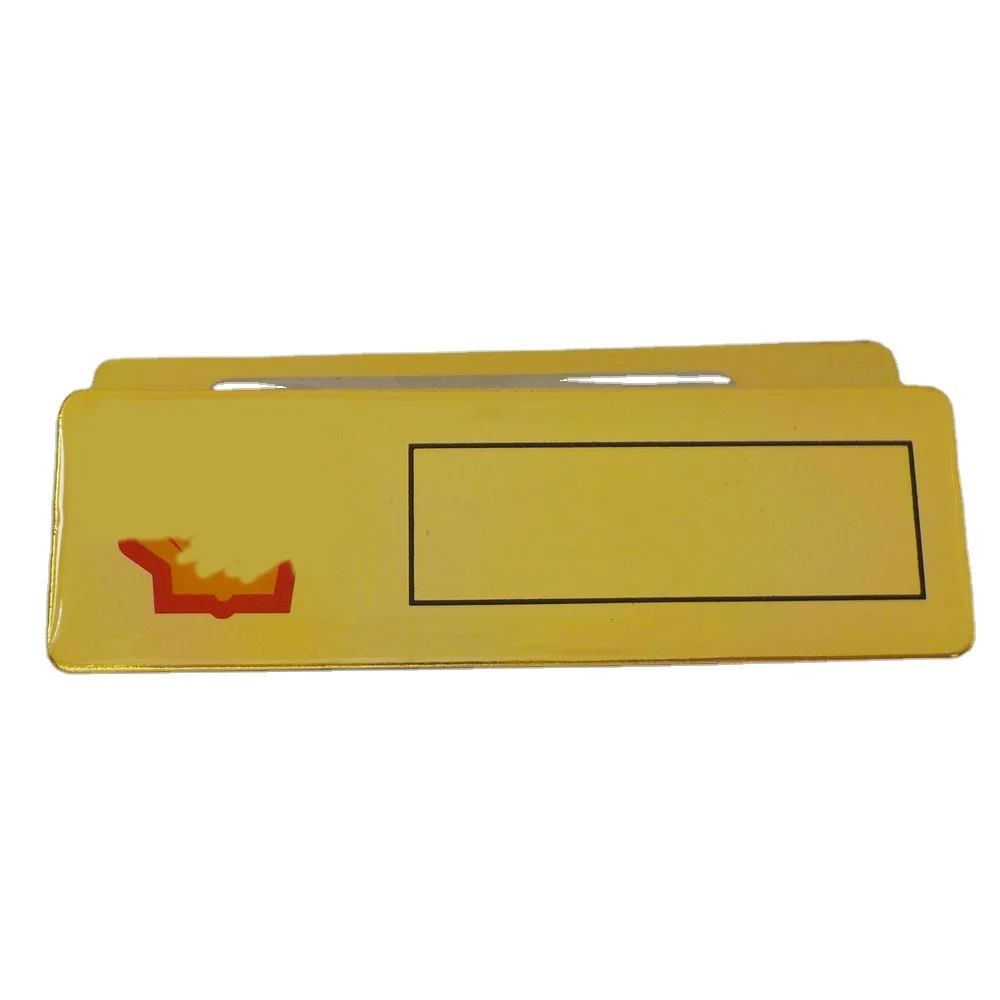 Wholesale blank name plates ID Nameplate Silver Gold brass Alloy Name Tag 60mm