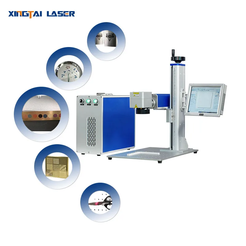 60W 80W 100W M7 High Precision Deep Engraving Fiber Laser Marking Machine Stainless Steel Color Optical Fiber Laser