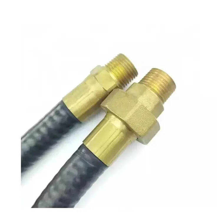 Zg Egyptian Stainless Steel Hydraulic Rubber Gas Cooker Hose Flexible Corrugated Natural Stainless Steel Flexible Gas Hoses