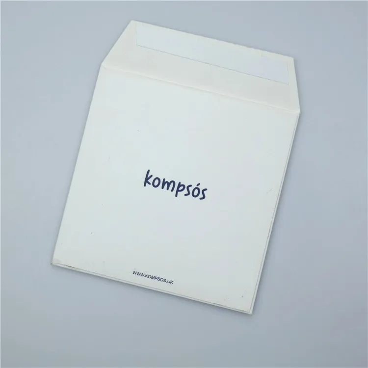 Новое поступление белый квадратный бумажный конверт для ювелирных изделий с