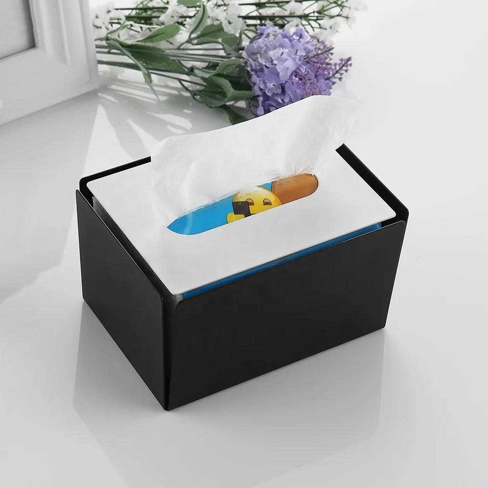 2020 Smart Luxury Brushed Golden Sus 304 Tissue Paper Box for Hotel