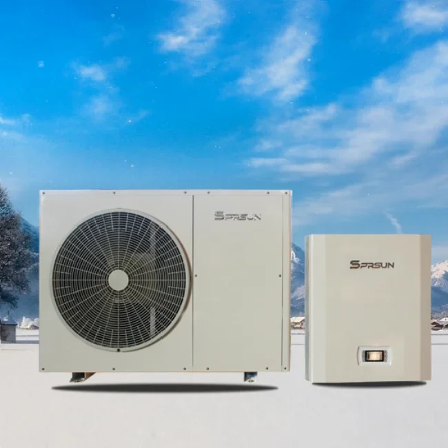 Super low-temperature Stock Available Pompa ciepla cold climate air to water split heat pump 9.6kw heat pump manufacture