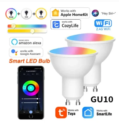 AC85-265V 9w Gu10 wifi RGBW homekit bulb