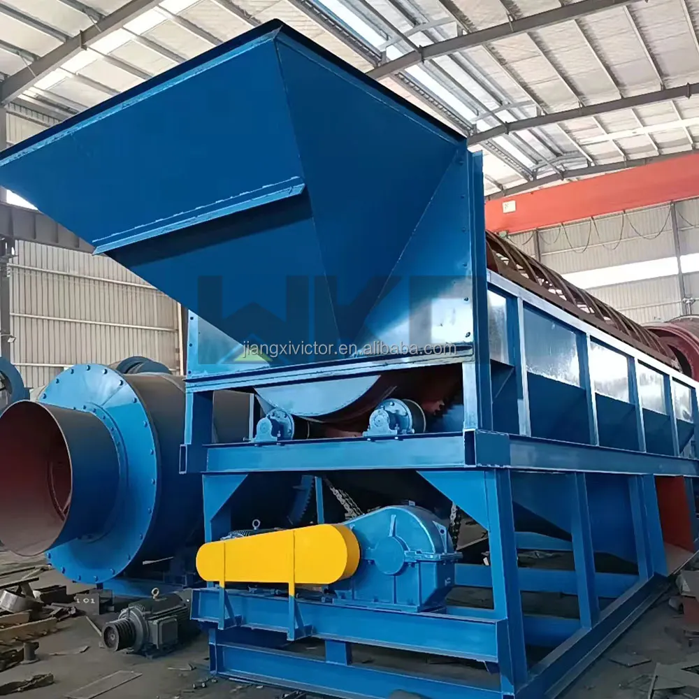 Washing Gold Machine GT1015 GT1020 GT1545 Rotary Drum Compost Screen Rotating Sieve Aggregate Trommel for 10TPH Alluvial Gold