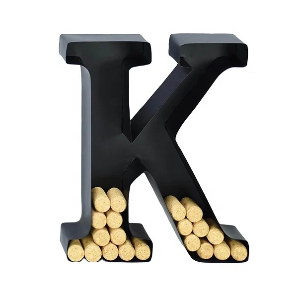 Metal Monogram Wine Cork Holders