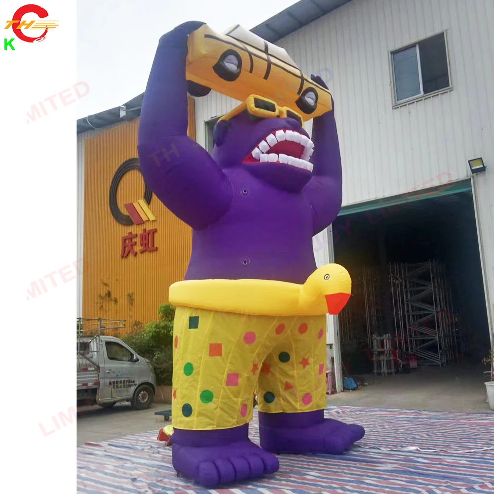 6mH Giant Inflatable King Kong Gorilla Costume for EyeCatching Commercial Advertising on Alibaba International