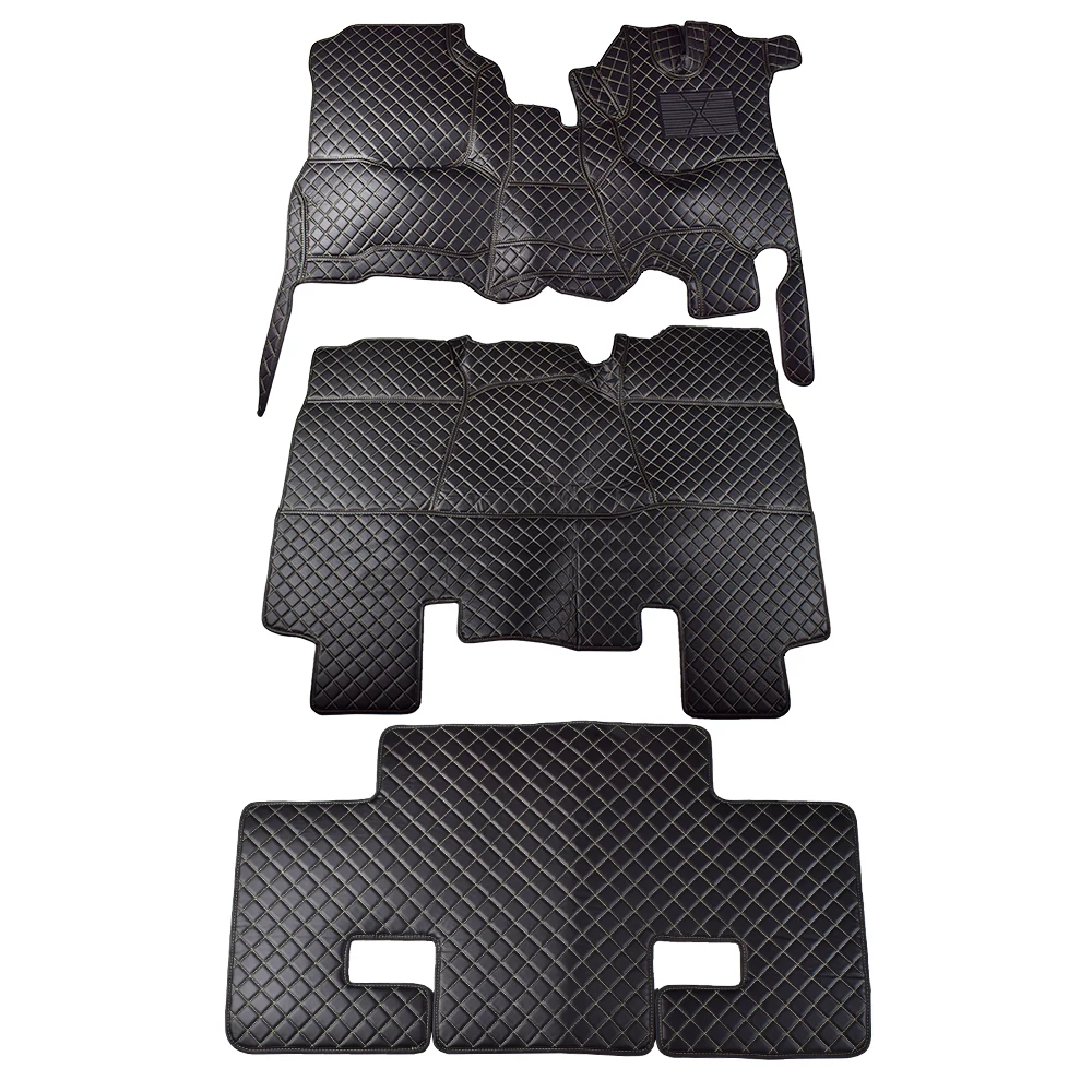 Sunlop full set floor mats for urvan e26 nv350 2013up urvan commuter van accessories NS3192 non slip floor mat leather