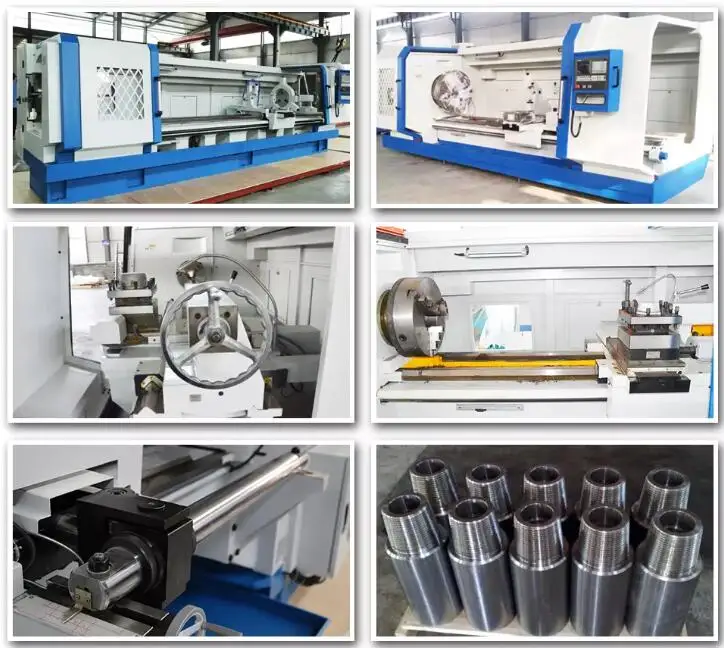 CNC lathe high quality machine QK1335 oil countries pipe threading lathe