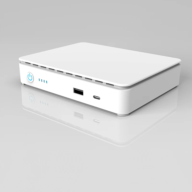 GCSOAR Mini DC UPS With Li-ion Battery 10000mAh DC Power Supply Mini UPS Para Modem With POE 15V 24V for Wifi CCTV Camera