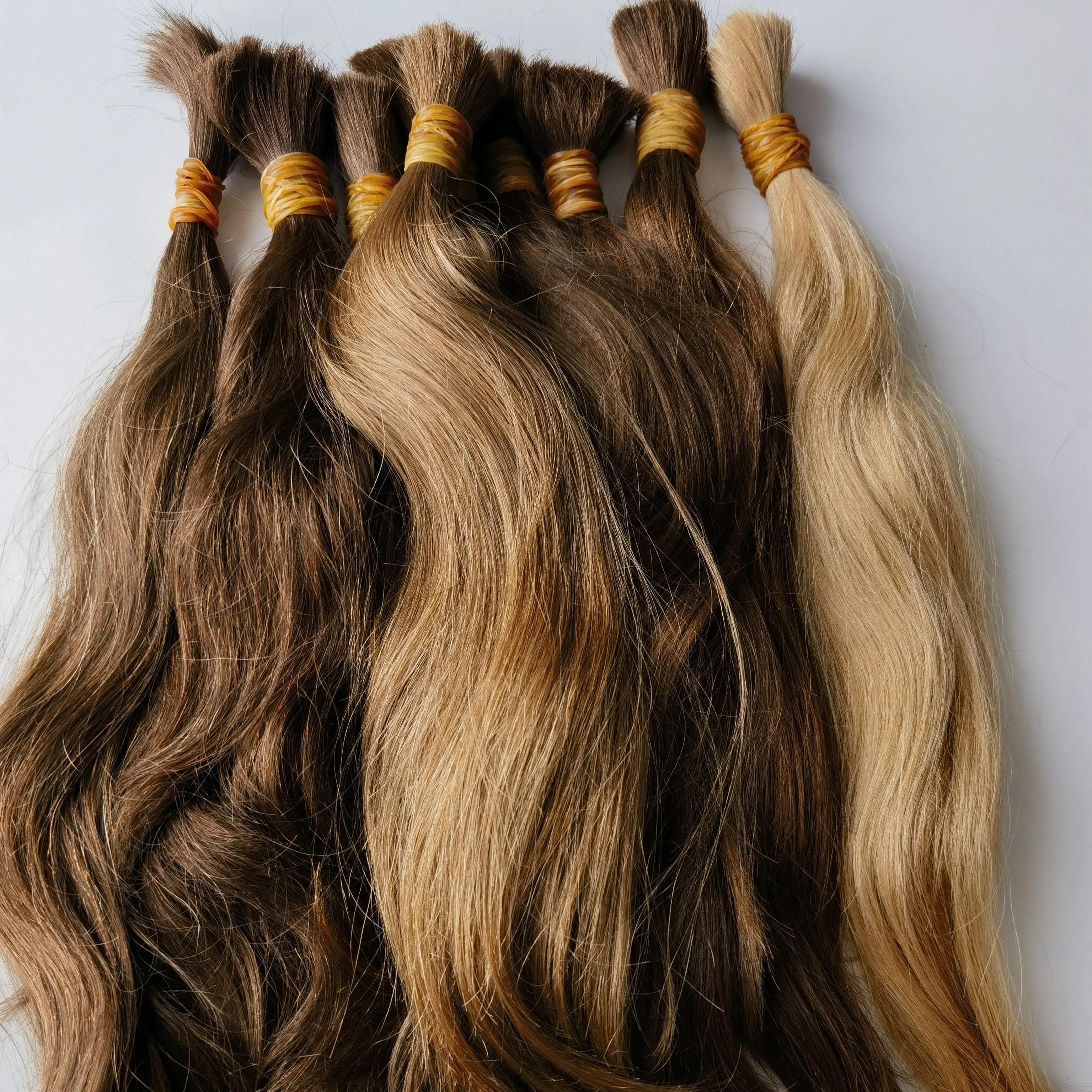 100% unprocessed european russian virgin remy human hair extension/bulk