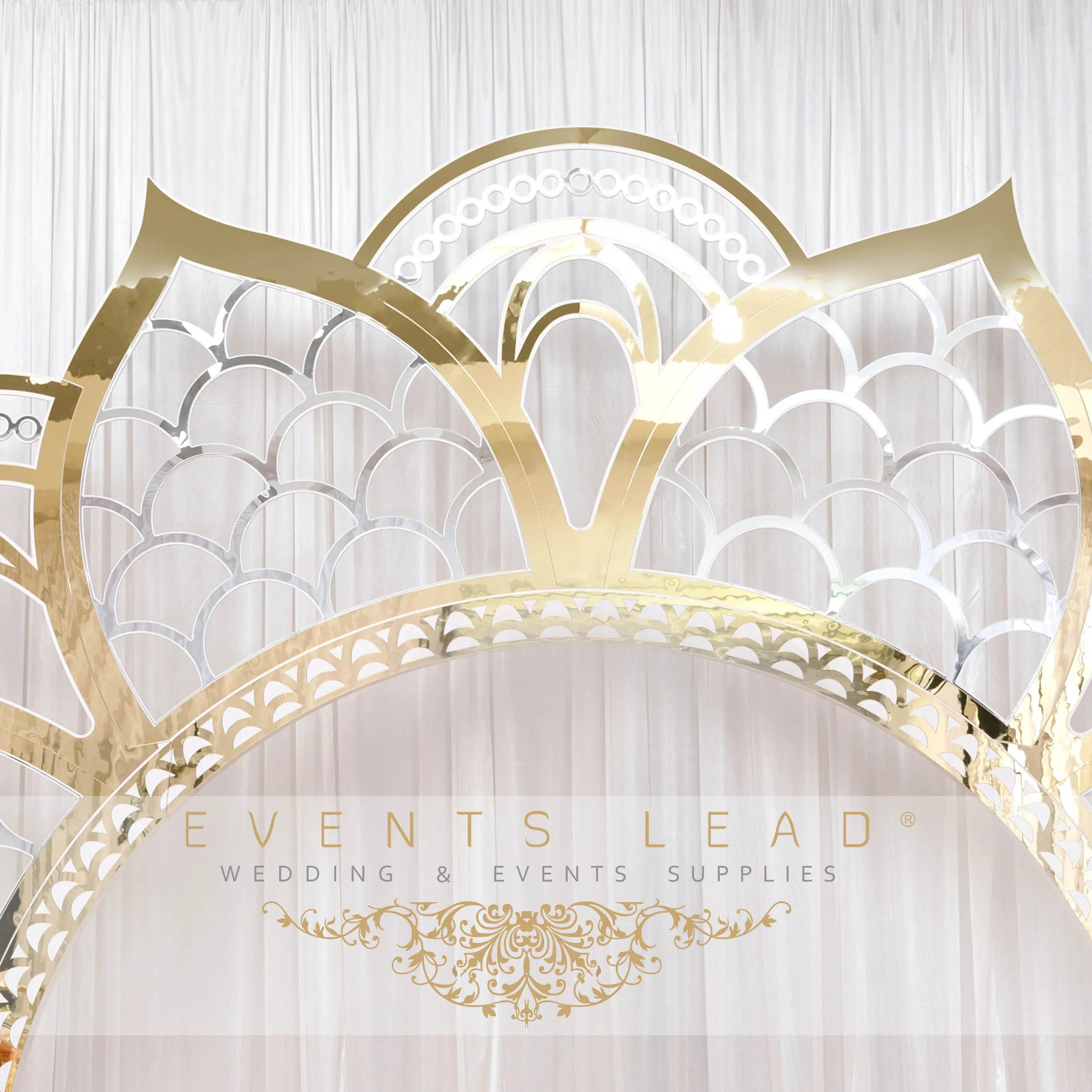 New Design Two Sides Flexible Garden Arch Wedding Flower Backdrop For Wedding & Party Decoration For Sale