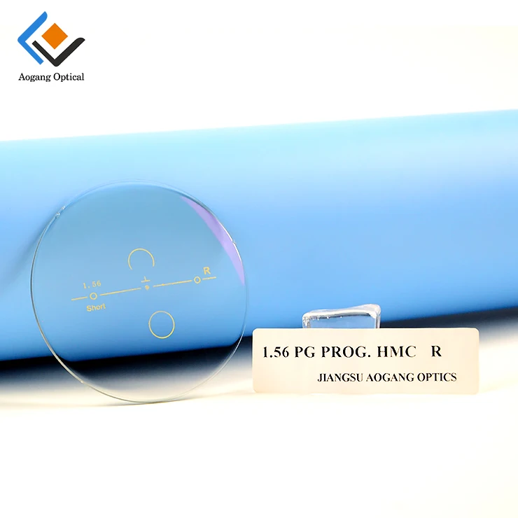 Mid index 1.56 progressive multifocal lens photochromic photo grey gray optical lenses