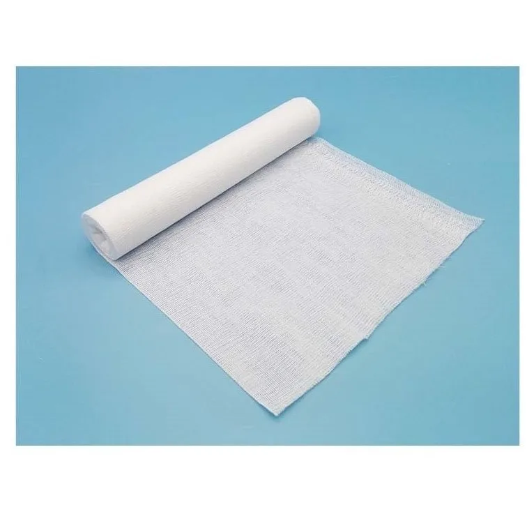 Factory sale Medical Absorbent Hemostatic Gauze Surgical Supplies Materials Comfortable Medical Absorbent Gauze Roll