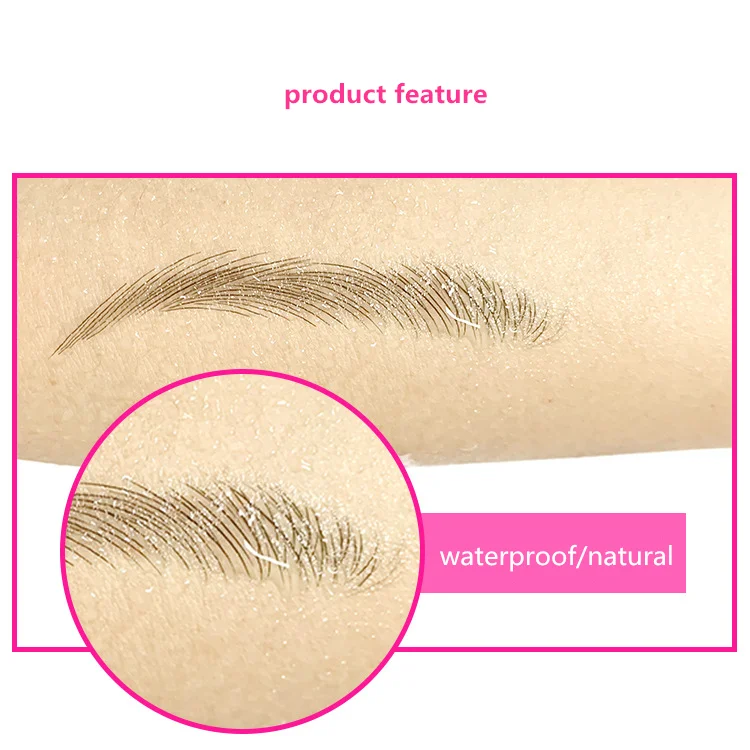 3D Disposable Brow Stamp Transfer Temporary Eyebrow Tattoo Ruler Sticker for Microblading Training