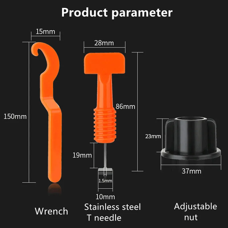 Factory wholesale Tiling tools accessories plastic mould reusable tile leveler