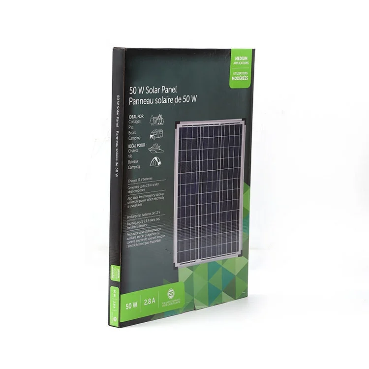 50 Watt polycrystalline solar panel kit solar for solar lantern and solar flood light