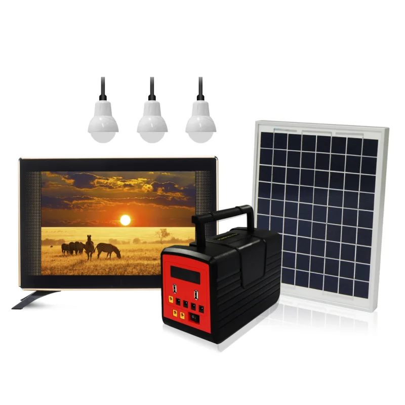 
Home application multi solar power system home lighting system with 19 inch TV for family watching solar energy systems 