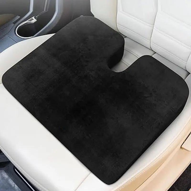 Memory Foam Seat Cushion - Auto Seat Cushion Designed for Cars and Trucks, Supportive Foam Seat Cushion for Car (Black)