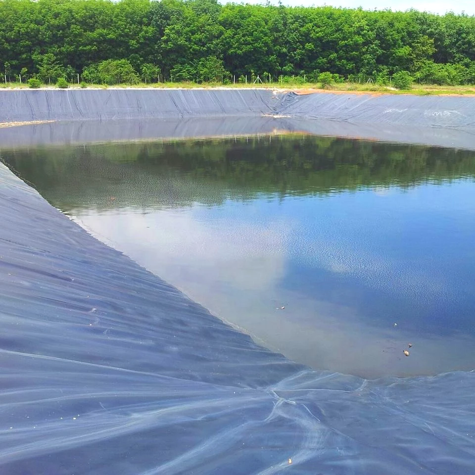 Hdpe Ldpe Lldpe Pvc Material Industrial Landfill Dam Installation Pe Poly Fish Pond Liner Ge
