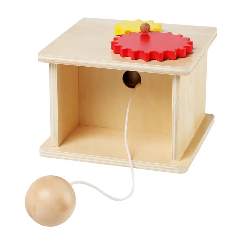 Montessori Teaching Aids Winder Pulling Game Wooden Childcare Teaching Resources Montessori Materials Other Education Toys