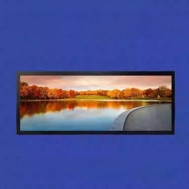 23 24 35 37 Inch Ultra Wide Shelf Edge Advertising Digital Signage Monitor Type Stretched Bar Lcd Display Screen