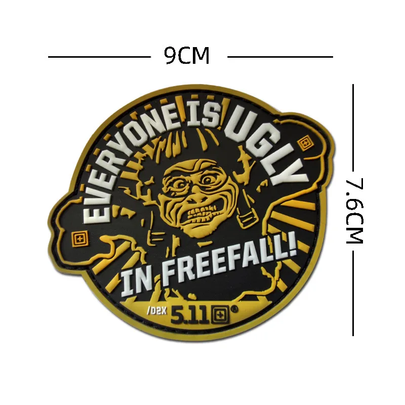 Display Rubber Tactical Patch PVC 3D