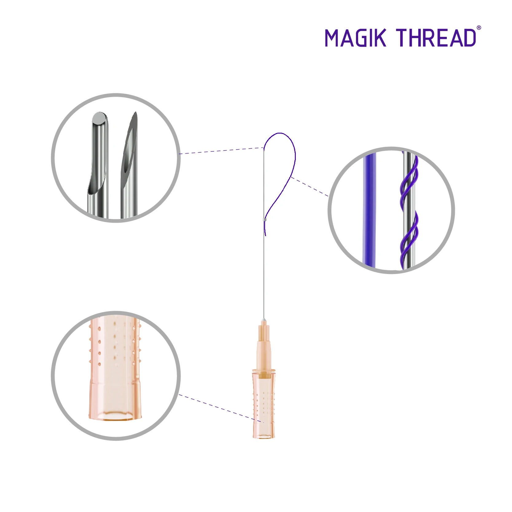 Magik Thread Mono pdo lift thread  for face wrinkle removal technology monofilament skin tightening thread