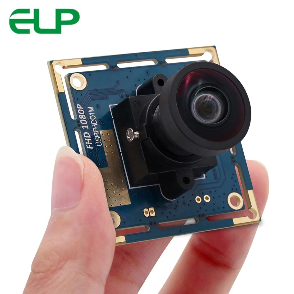 ELP 2MP 125 degree low distortion Widel Angle usb camera 1080P OV2710 for industrial automation ELP-USBFHD01M-H120