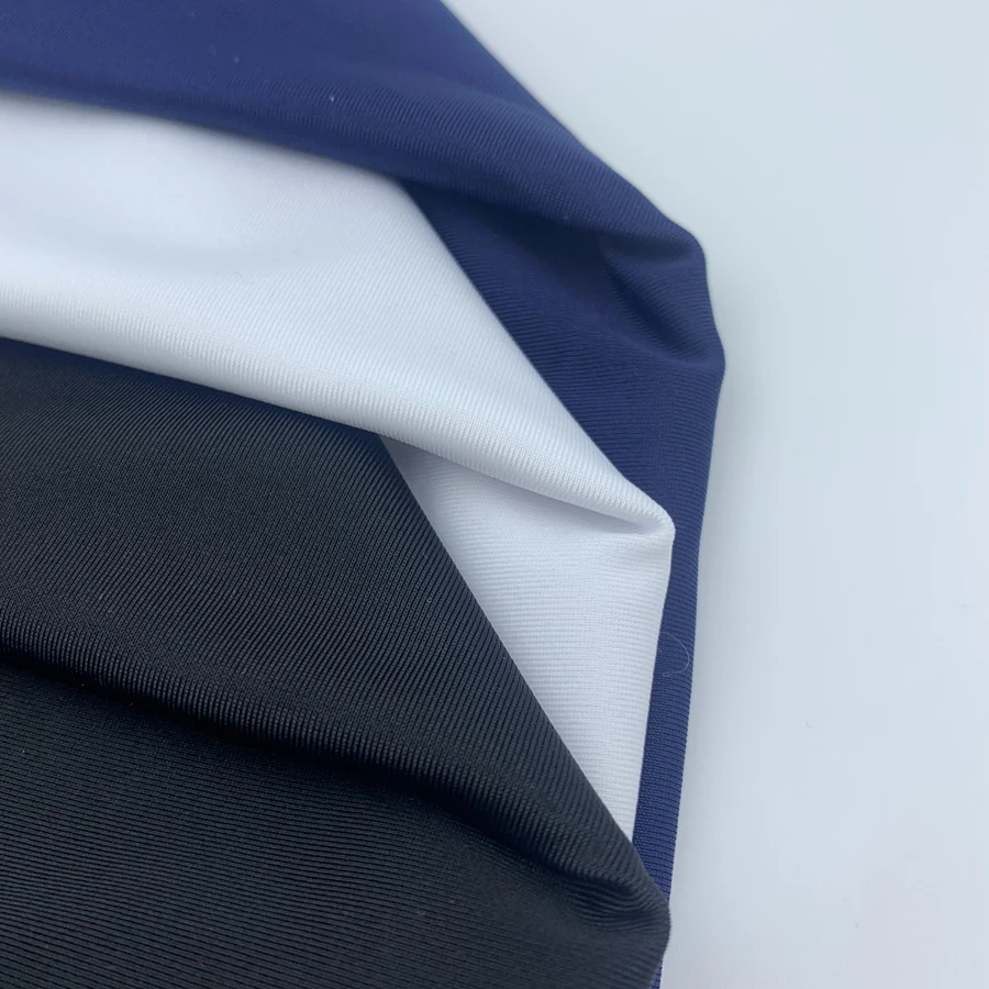 Custom bright color 200gsm 82%  Polyester 18% Spandex 40D semi dull Waterproof Elastic Fabric for swimsuits