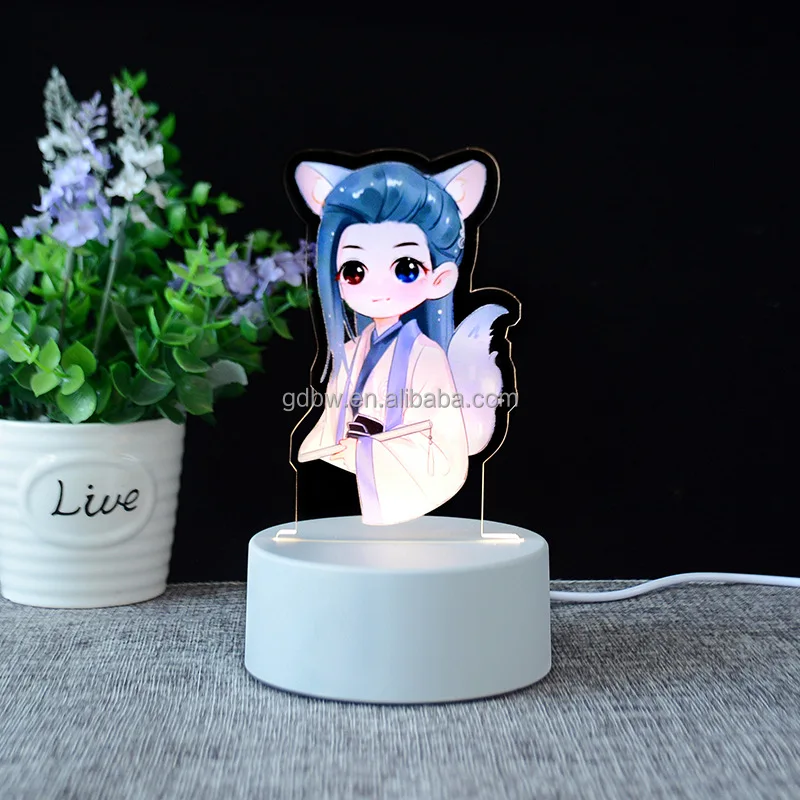 Wholesale 3d Effect Desk Lamp Kids 3d Night Light Led Table Lamp With Uv Printing
