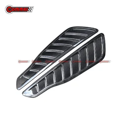 PRO Style Carbon Fiber Car Front Vent Fender Side Air Flow Intake Vents Covers For Mercedes Bens AMG GT