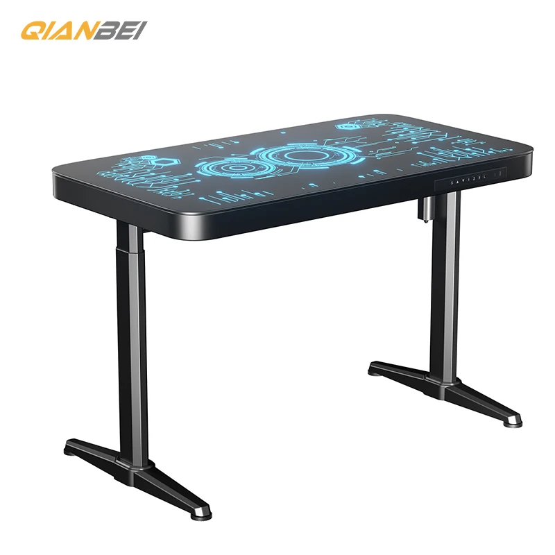 Modern Simple Wooden Writing Desk for Home Office Bedroom Iron Computer Table with Drawer Small Spaces Wholesale Use Furniture