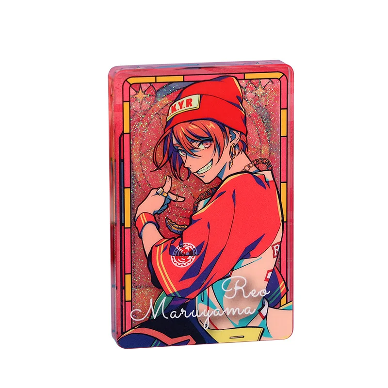 Na Xin Double Sided Print Acrylic Quicksand Liquid Brick Holographic Anime Custom Clear Acrylic Bric